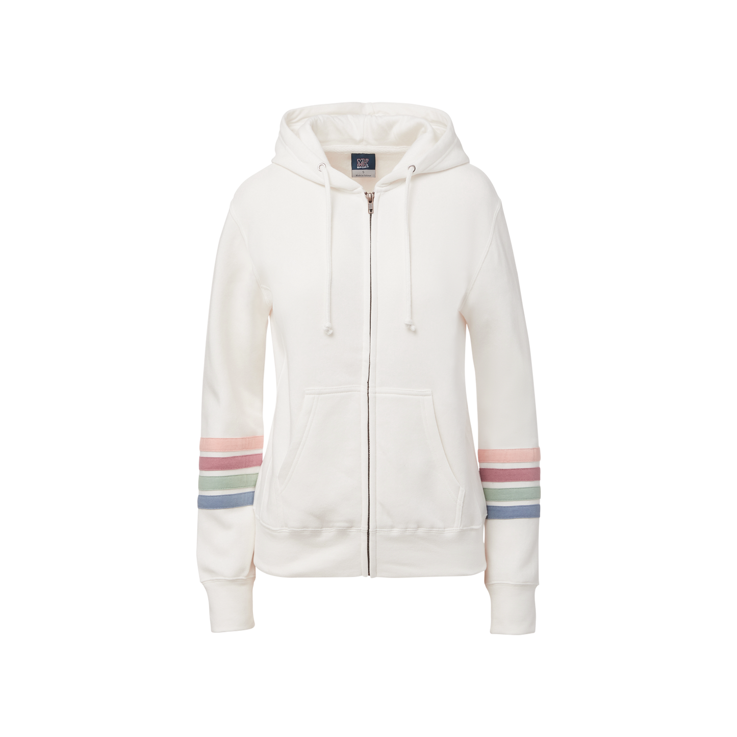 Ladies Naamah Stripe Sleeve Full Zip