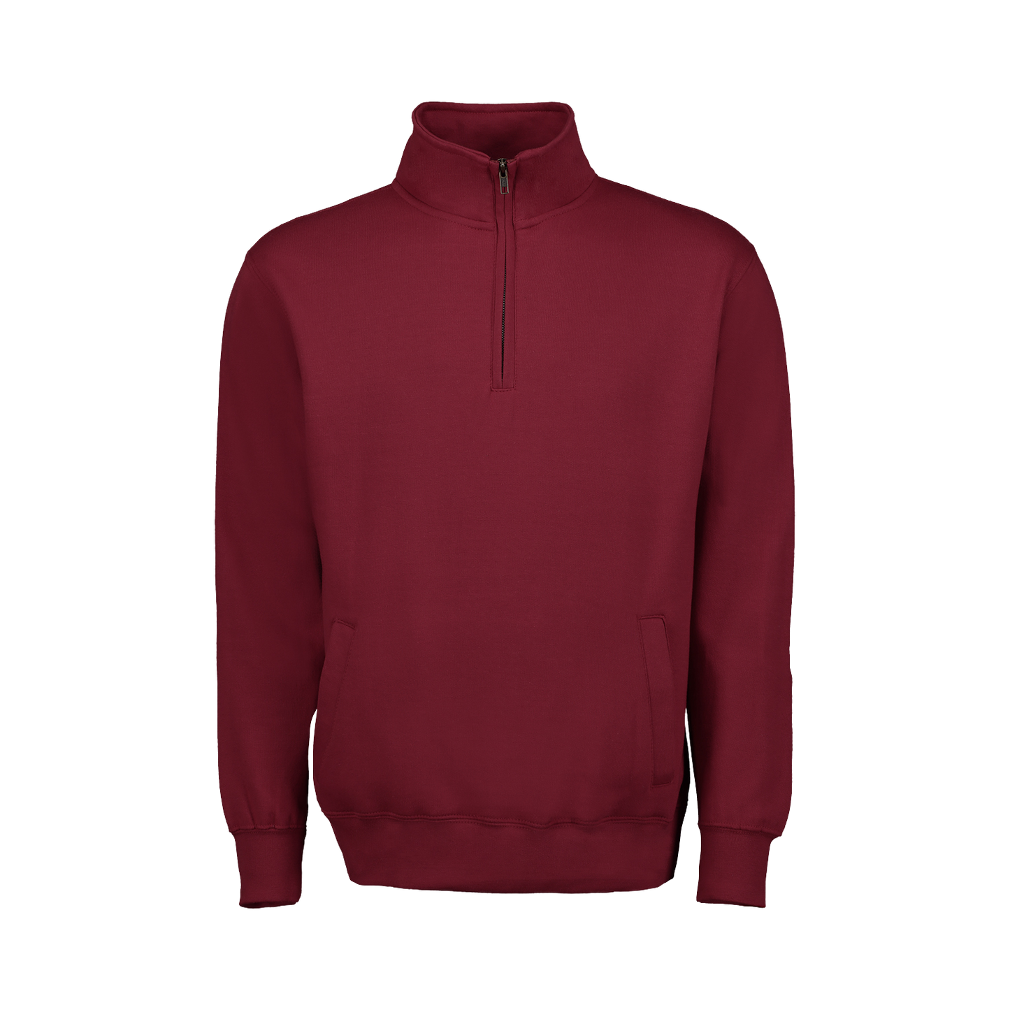 Fundamental Fleece Qtr Zip - Maroon(Burg)