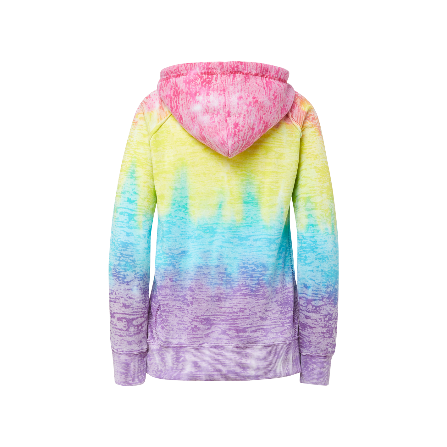 Courtney Burnout V-Notch - Rainbow Stripe