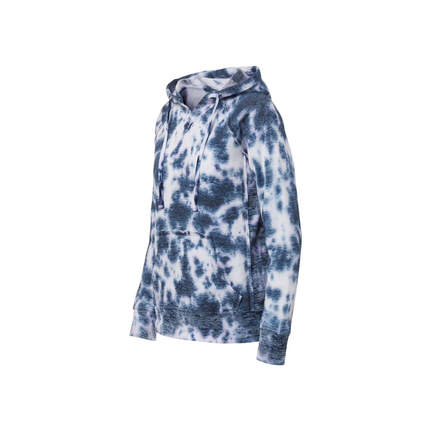 Courtney Burnout V-Notch - Navy Tie Dye
