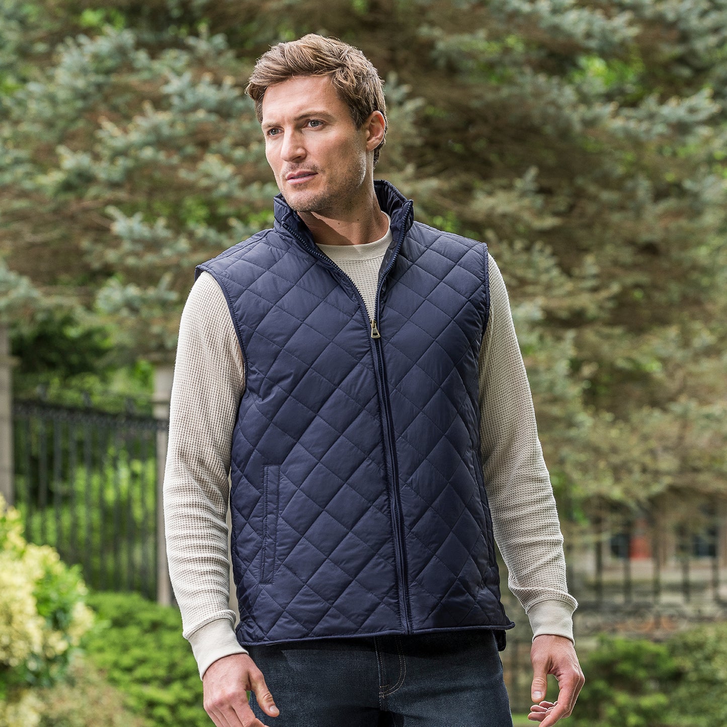 Weatherproof® Vintage Diamond Quilt Vest