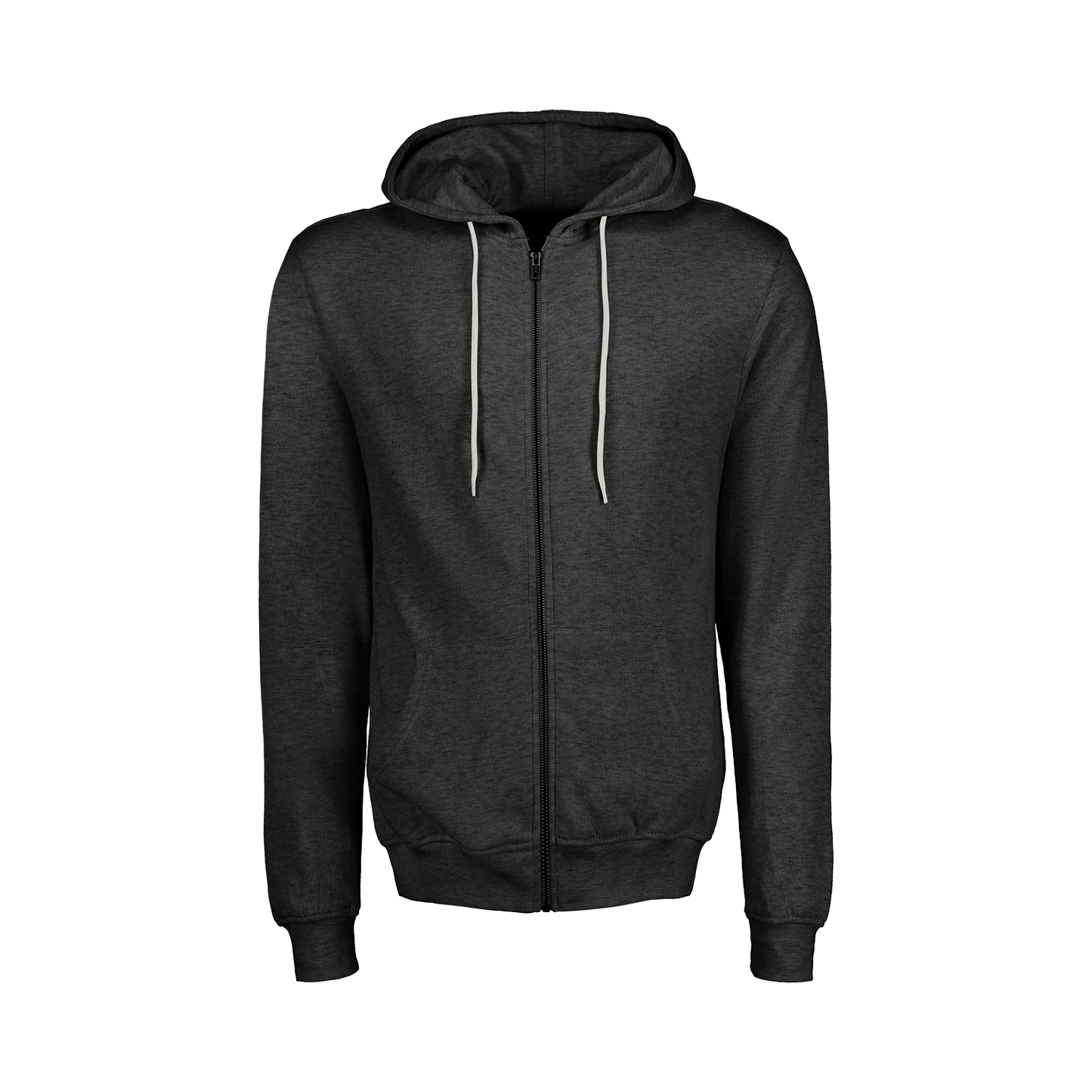 Retro Heather Zip Hood