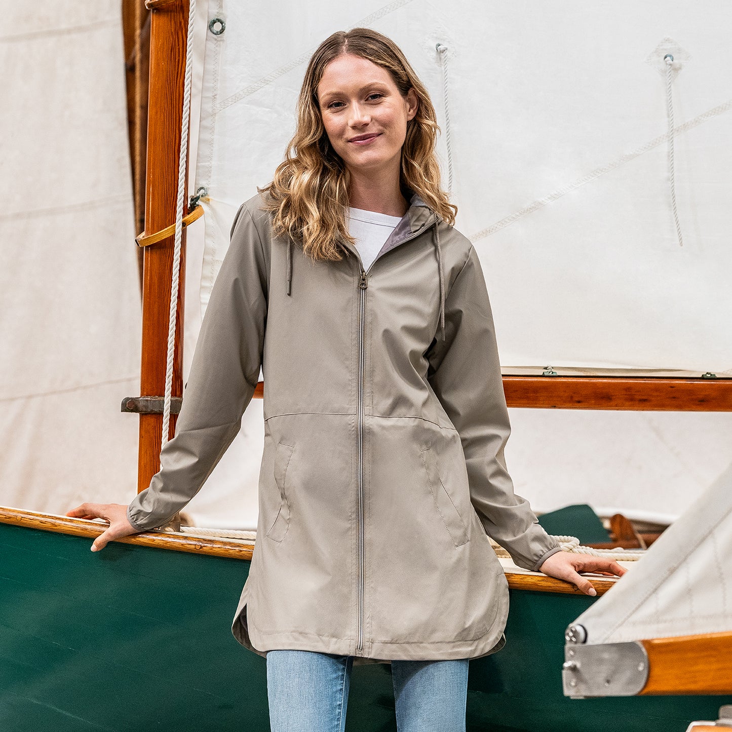 Weatherproof® Vintage Ladies Hooded Rain Jacket