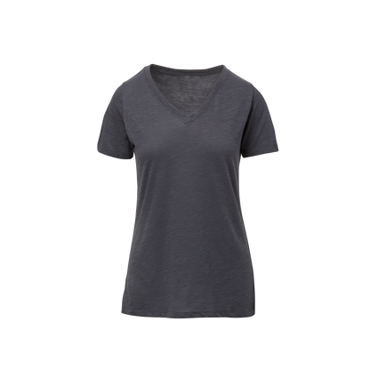 Vera Ringspun Slub V-Neck Tee