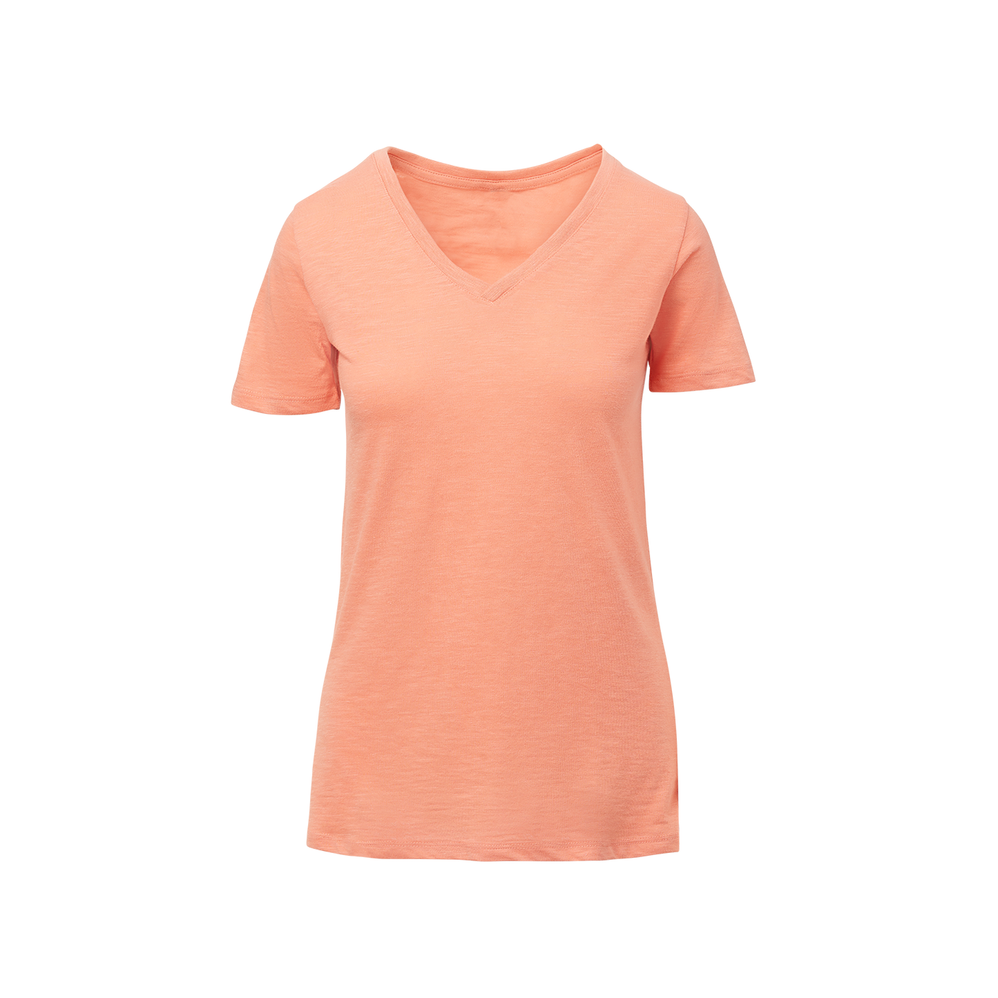 Vera Ringspun Slub V-Neck Tee