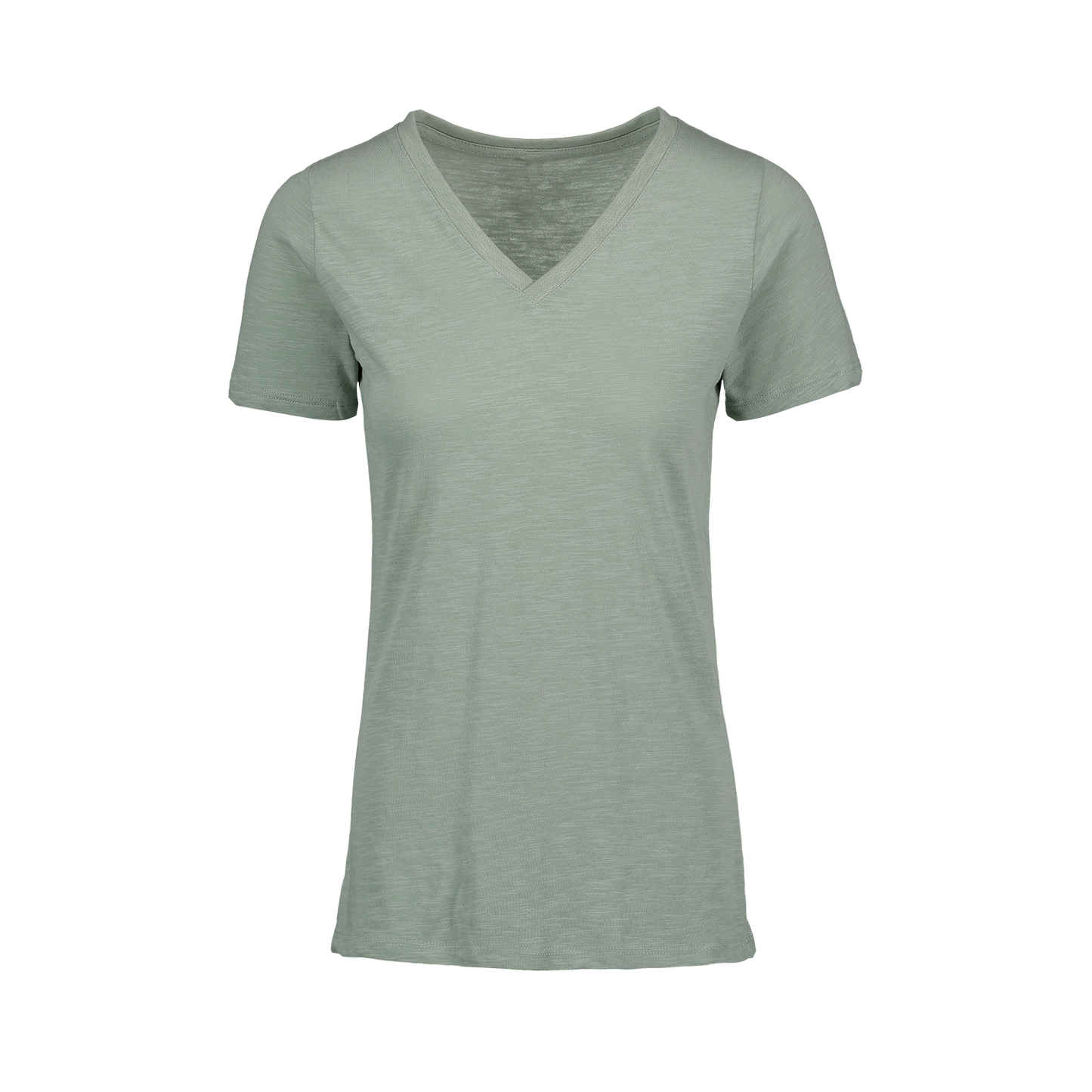 Vera Ringspun Slub V-Neck Tee