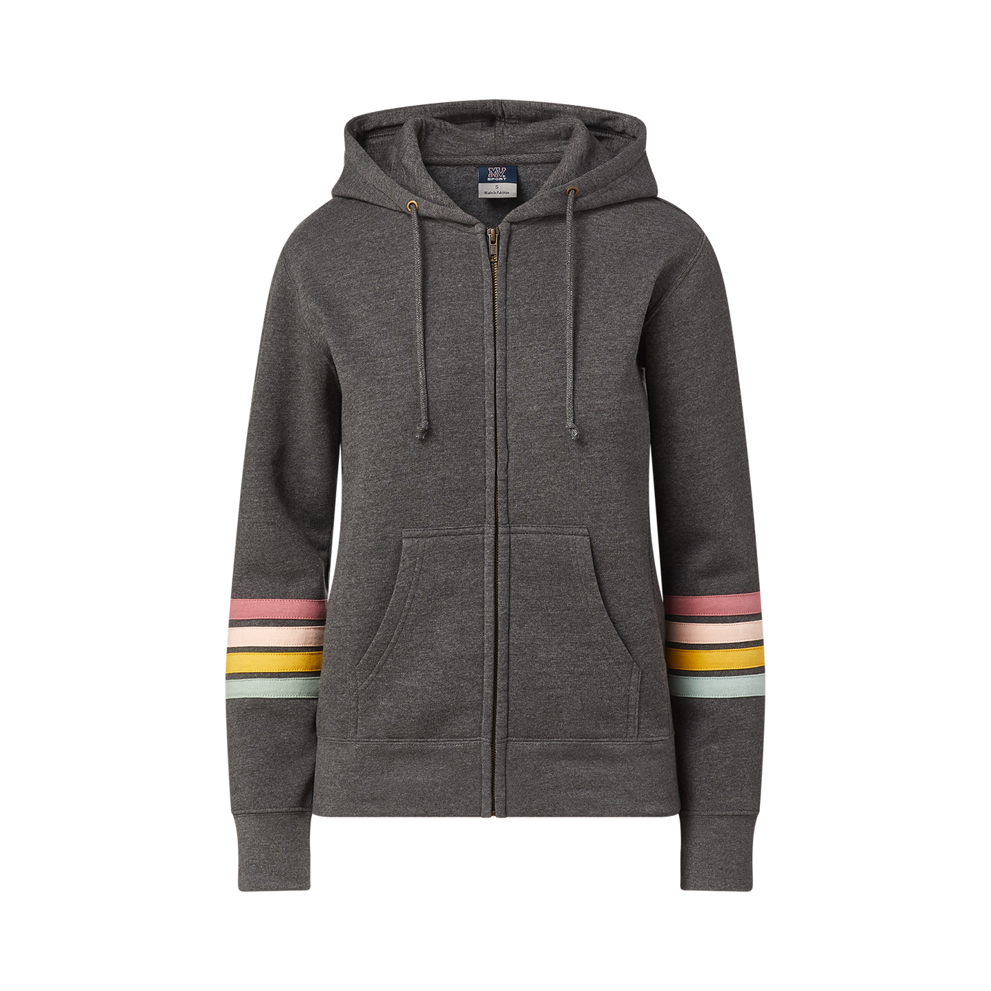 Ladies Naamah Stripe Sleeve Full Zip