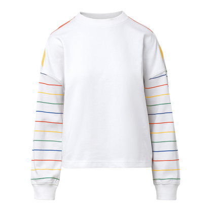 Mood & Vibe™ Ladies Stripe Crew