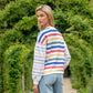 Mood & Vibe™ Ladies Stripe Crew