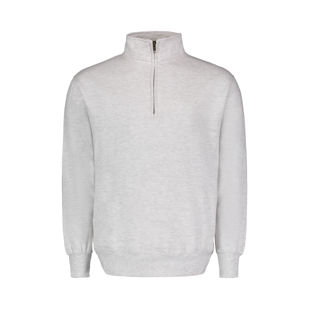Fundamental Fleece Q Zip - Ash Grey – shopmvsport.com